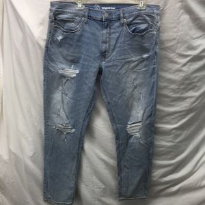 Original use new distressed/faded jeans men 36x32l